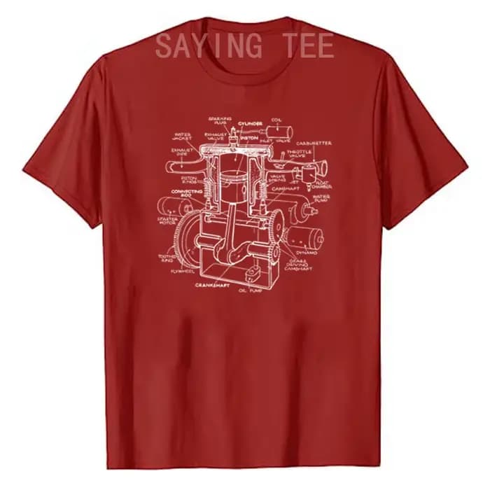 T-shirt graphique Carguy pour hommes