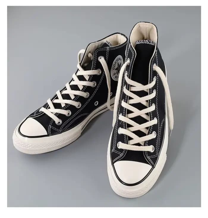 Lacets plats en coton baskets