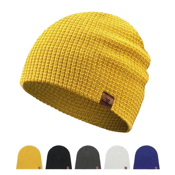 WRELS hiver tricoté bonnet chapeaux chaud nuit course chapeau réfléchissant unisexe coupe-vent Protection des oreilles cyclisme randonnée Ski casquette