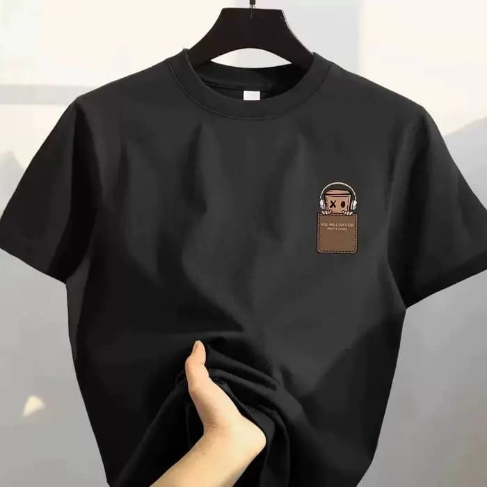 T-shirt en coton imprimé pour homme