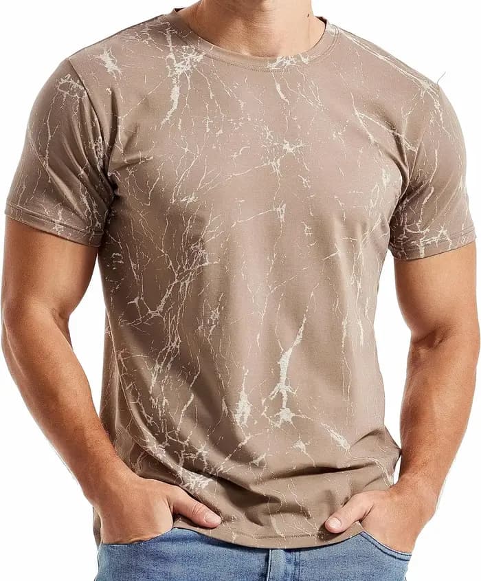 T-shirt pour Homme observateur et Confortable avec Motif Graffiti et Impression 3D