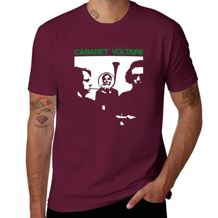 T-Shirt Noir Cabaret Volstisting pour Homme, Design Personnalisé
