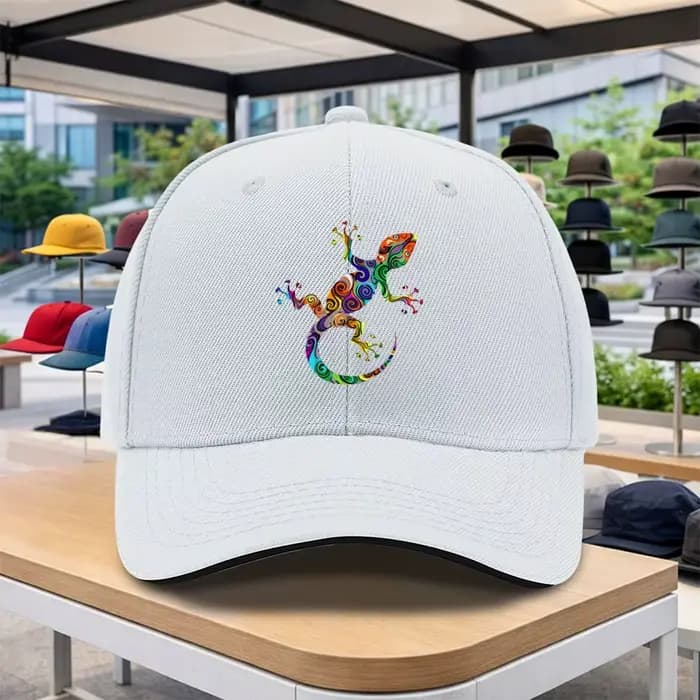 Casquette de baseball Swirling Gecko unisexe, réglable, à visière incurvée, pour sports de plein air, décontractée