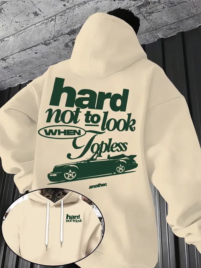 Sweat-shirt à capuche imprimé tendance pour homme pour l'automne et l'hiver