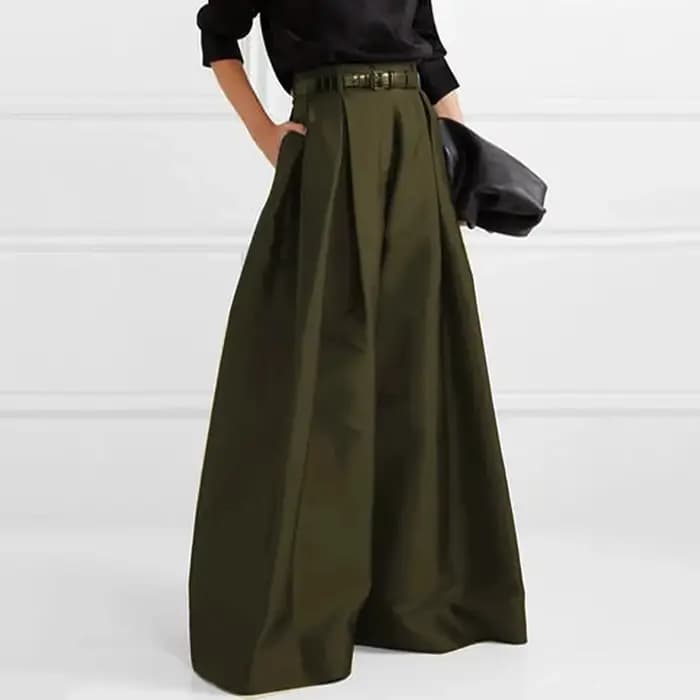 Mode femmes Baggy pantalon été Vintage ample taille haute jambe large pantalon noir pour femme vêtements surdimensionné