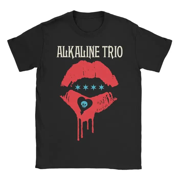T-shirt créatif Alkaline Trio 2026 pour homme, col rond, style punk, 'Your Coffin or Mine', basique,