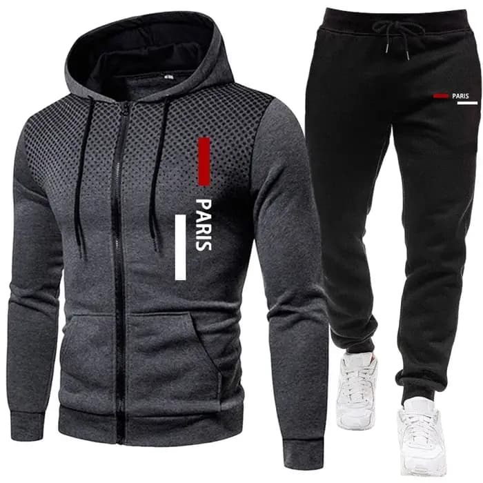 Sweat-shirt à capuche et pantalon de survêtement pour hommes