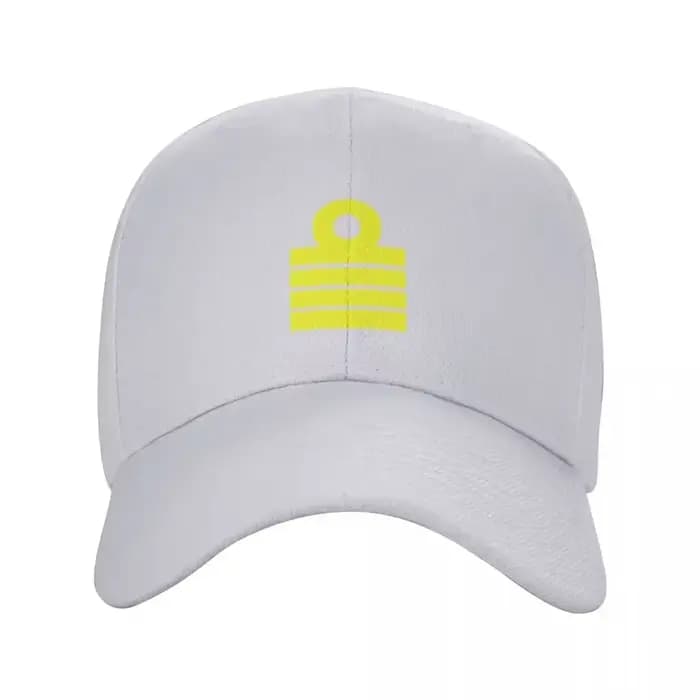 Grade maritime - Pales de capitaine (boucle). Noir. Casquette de Baseball Sailor ONE, chapeau à pres