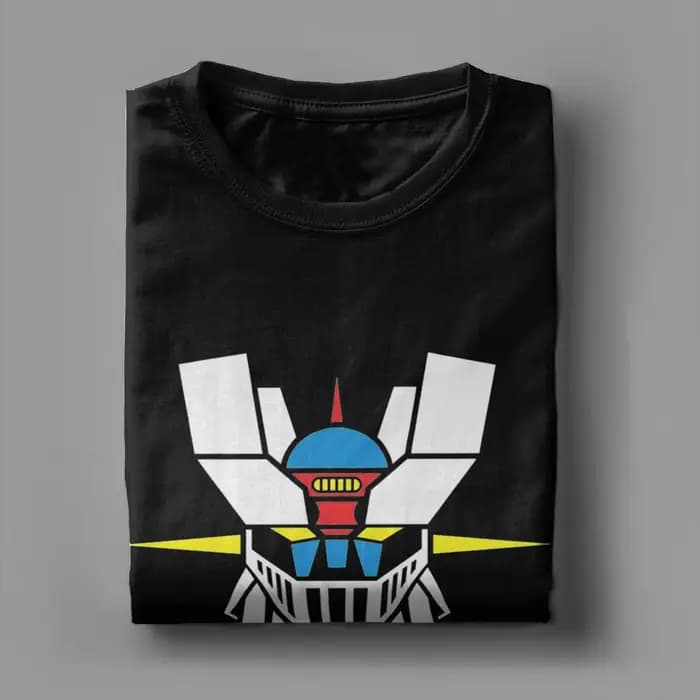 Mazinger Z couleur hommes femmes t-shirts Vintage T-Shirt à manches courtes col rond