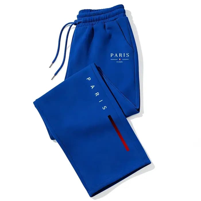 Pantalon large imprimé PARIS