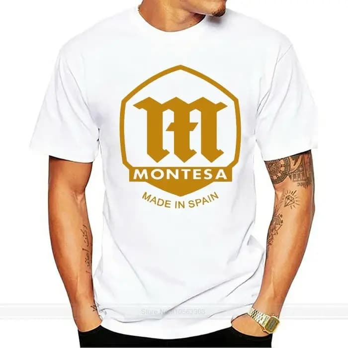 Montesa Espana moto T-Shirt haute qualité coton
