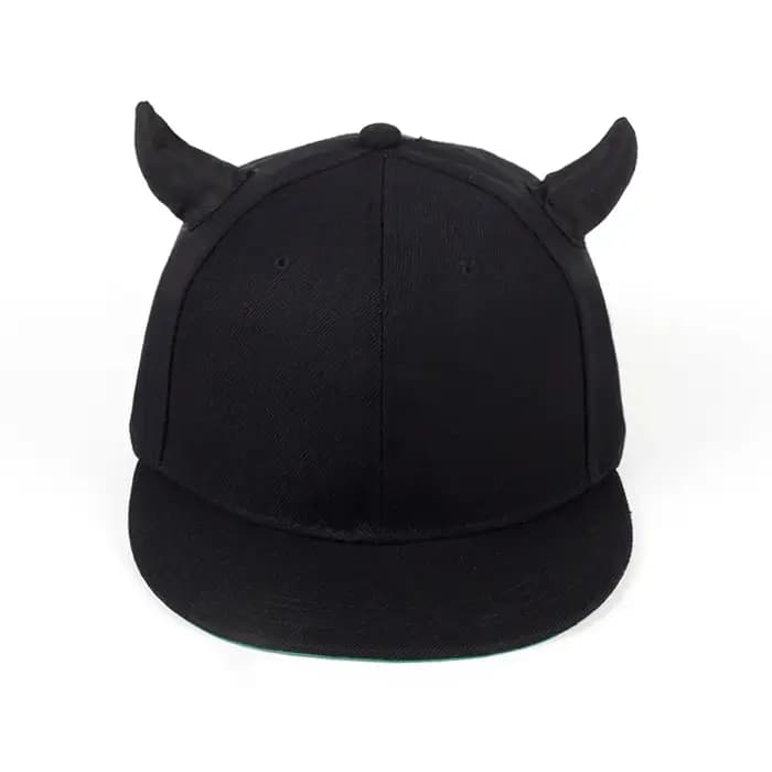 Casquette Hip Hop en corne de vache pour hommes et femmes
