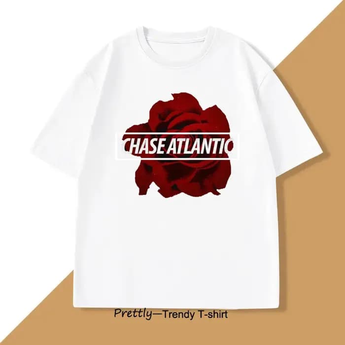 Chase Atlantic Flower T-shirt en coton pour hommes et femmes