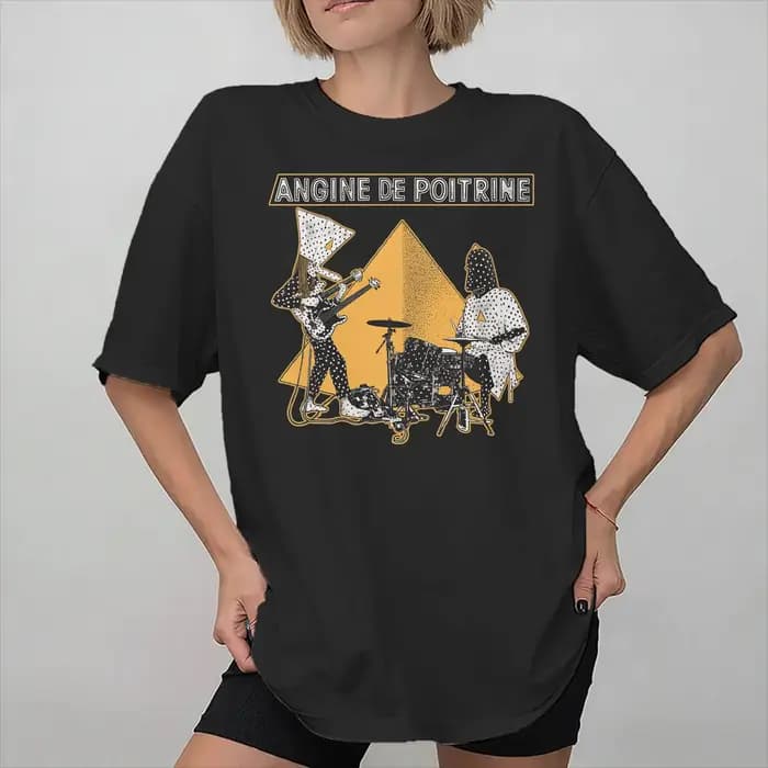 Angine de Poitrine Band Merch T-shirts pour hommes et femmes
