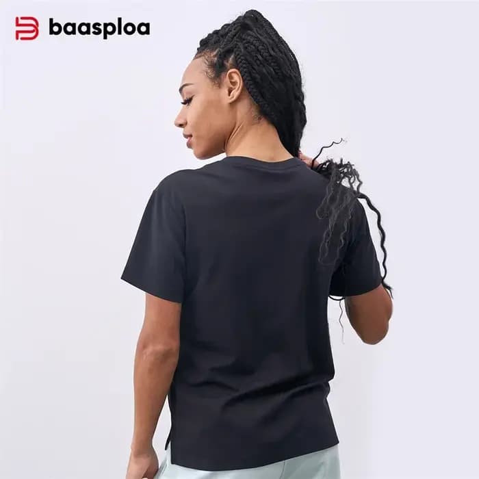 Baasploa T-shirt de sport pour femme