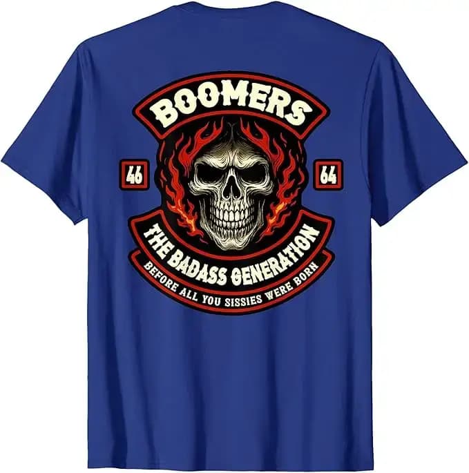 T-shirt « Boomer Generation Badass Before All You Sissies Where Born » Y2k