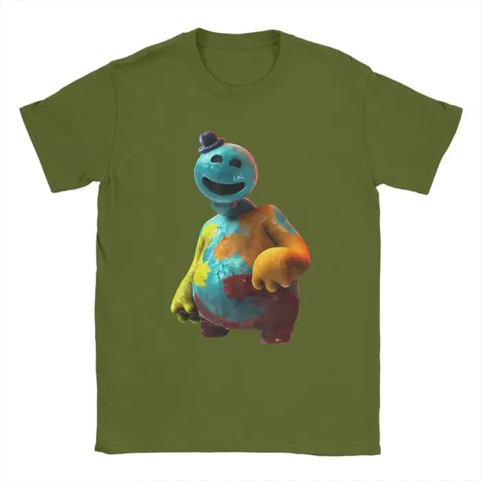 Hommes Doey The Doughman T-Shirts jeu mignon couverture en coton décontracté à manches courtes col rond t-shirt 4XL 5XL