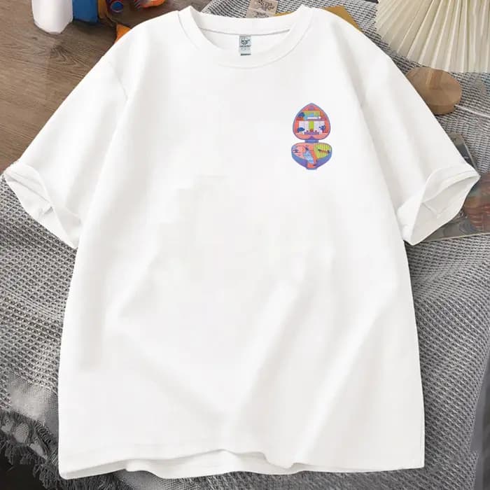 Polly poche imprimé t-shirts hauts