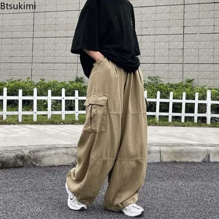 Pantalon cargo style streetwear américain