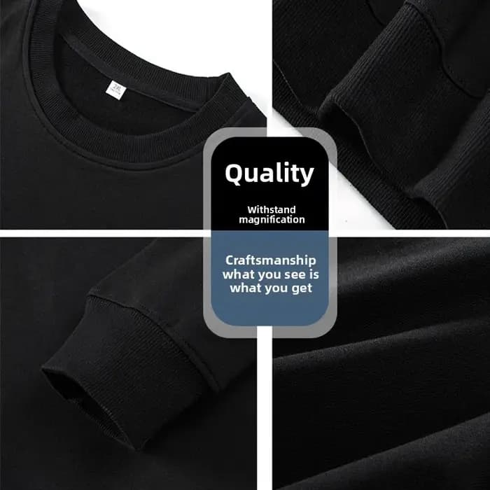Sweat à capuche en coton personnalisé pour hommes automne texte