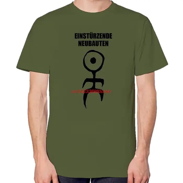 Einstürzende Neubauten Logo Cool rétro graphique T-Shirts coton nouvelles chemises