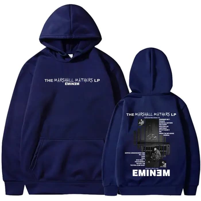 Rappeur Eminem 2000 Album graphique sweats à capuche hommes femmes vêtements Hip Hop mode surdimensionné manches longues