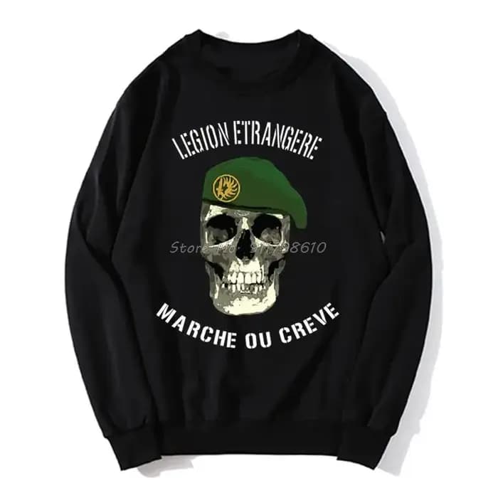 Sweat à capuche de la légion étrangère pour hommes