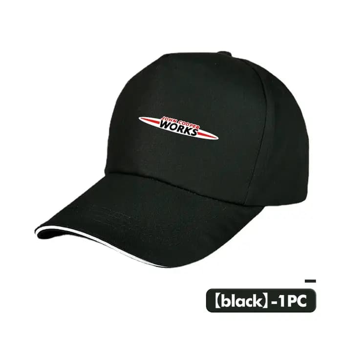 Casquette de baseball brodée unisexe, chapeau de sport en plein air, casquette à visière pour MINI J