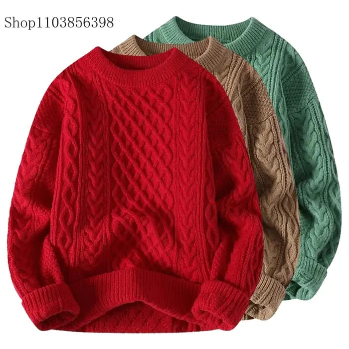 Marque chandails de noël hommes col rond pull