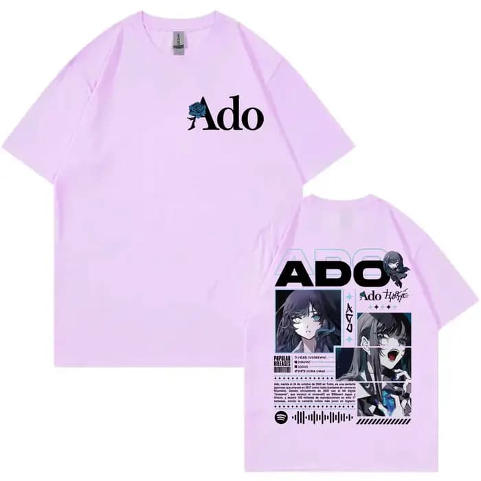 Chanteur Ado Hibana Tour du monde 2025 T-shirts graphiques mode Vintage à manches courtes