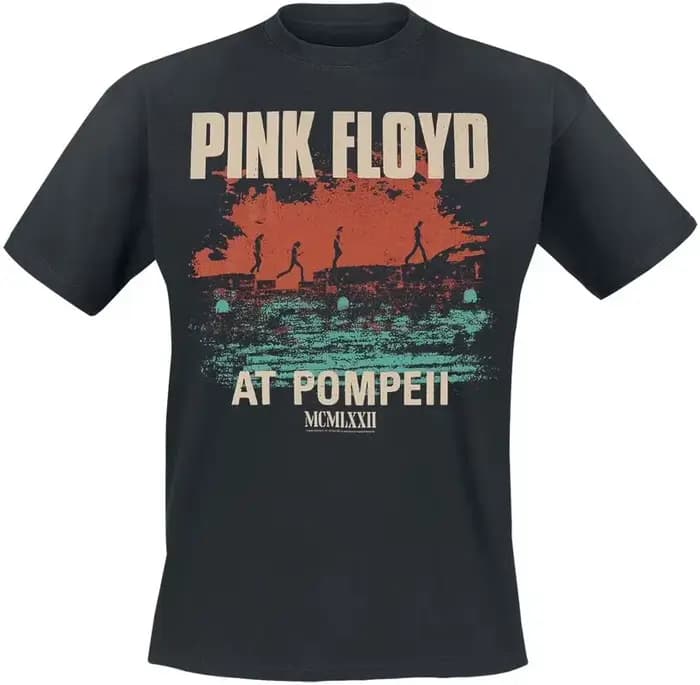 T-Shirt avec Logo Rainbow Pink Floyd Band, 100% coton, graphique, pour hommes et femmes, Streetwear d'été