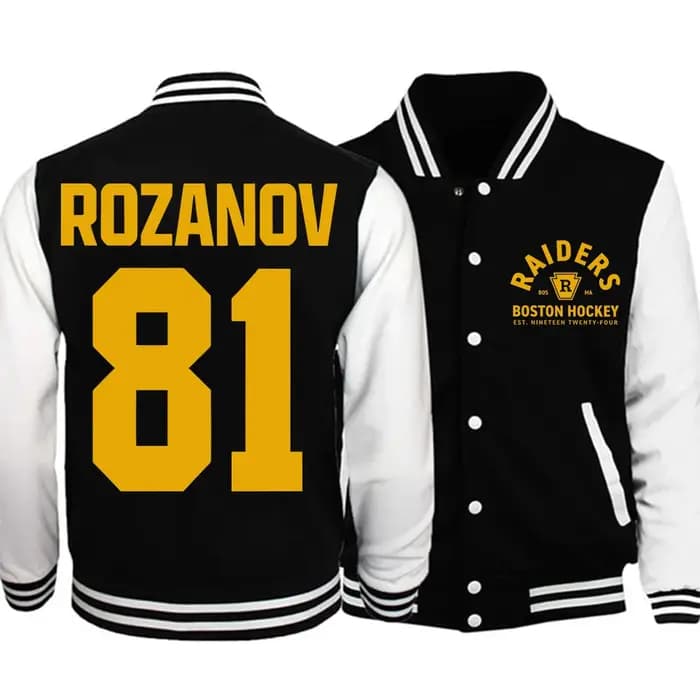Llya Rozanov 81 uniforme de Baseball TV de rénovation chauffée veste à capuche unisexe Harajuku sweat Fan cadeau