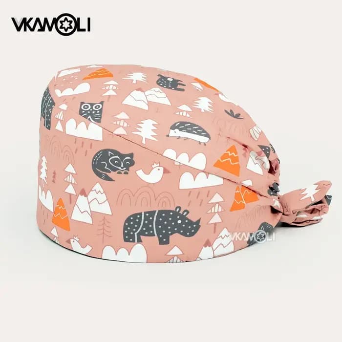 Casquette de gIslande unisexe à imprimé floral de dessin animé