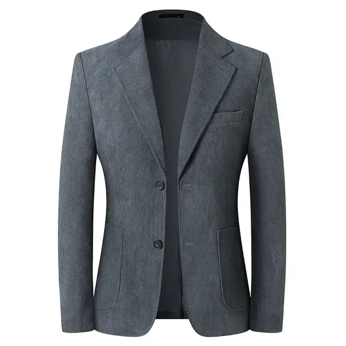 Blazer Hombre haute qualité hommes à la mode veste en velours côtelé affaires décontracté Banquet So
