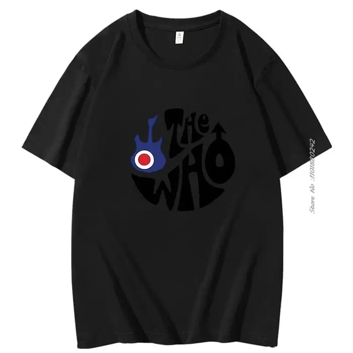 Classique The Who Rock Band graphique T-Shirts nouveauté à manches courtes femmes T-Shirts populaire