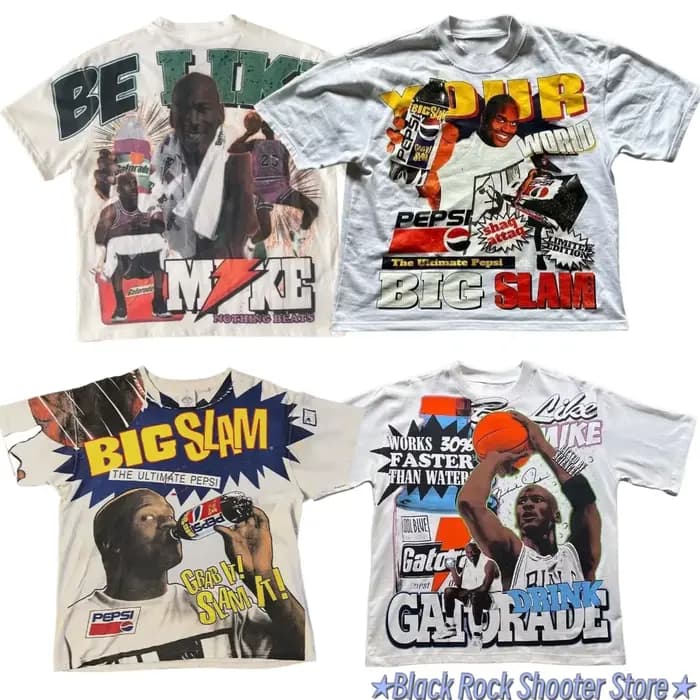 T-shirt graphique de basket-ball imprimé Big Slam pour hommes