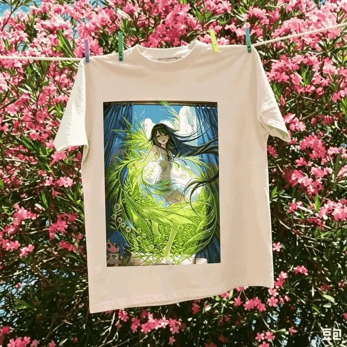 T-shirt Saya no Uta Streetwear tendance en coton, surdimensionné, unisexe, mode vintage, imprimé hip-hop, pour hommes et femmes, de haute qualité.