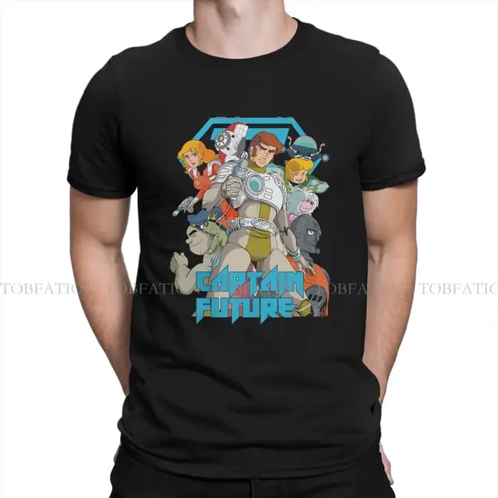 T-shirt à col rond en coton services.com Future Comet Crew pour hommes