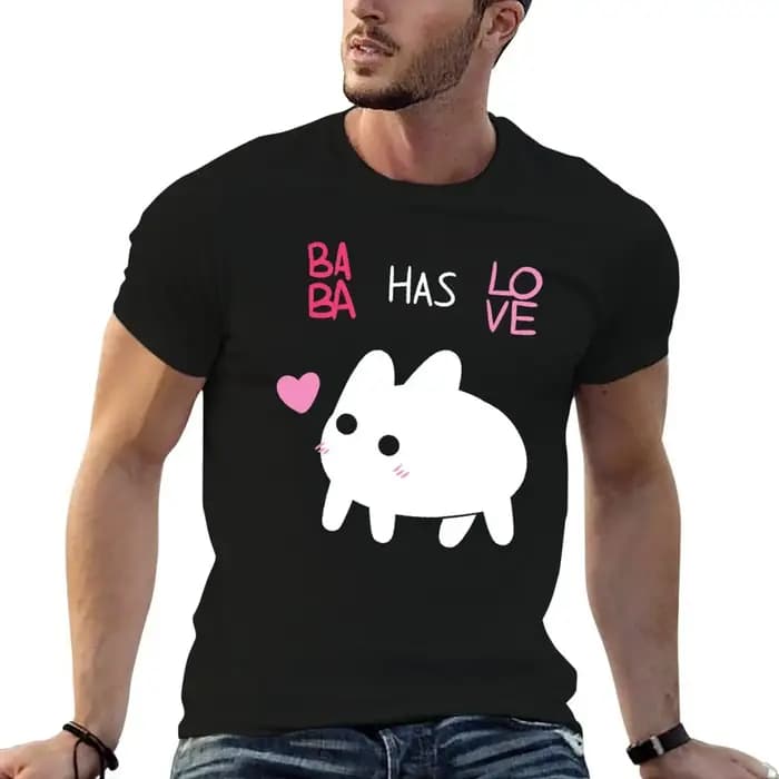 T-shirt graphique Baba pour homme, t-shirts graphiques pour homme, t-shirts pour homme, t-shirt drôl