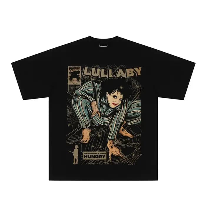 T-shirt imprimé du groupe de rock britannique The Cure