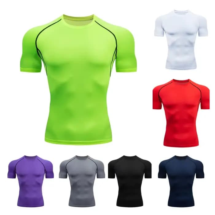 T-shirt de sport à manches courtes pour homme