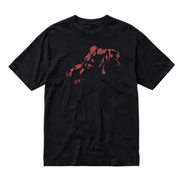 T-shirt Spider-Hero Été 2026 100% Coton Style Zendaya Vêtements de Célébrité Homme et Femme Manches