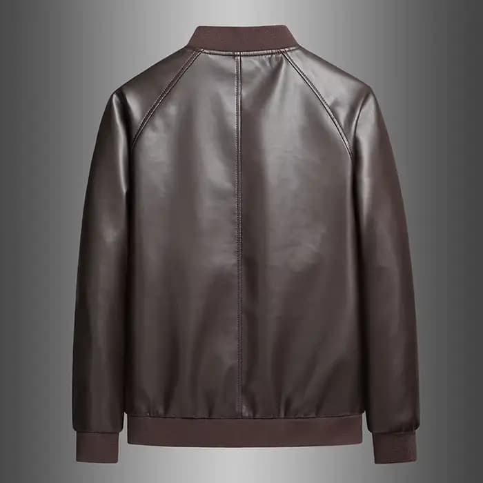 Veste en similicuir pour homme