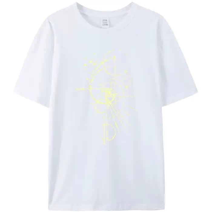 T-shirt décontracté imprimé à manches courtes pour homme