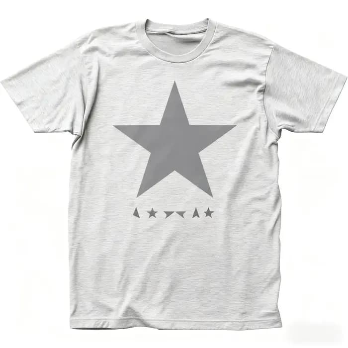 T-shirt de groupe de rock'n'roll David Bowie Blackstar