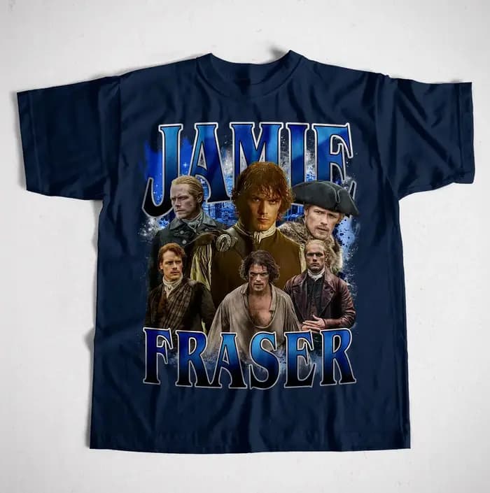 Unisexe années 90 style Jamie Fraser Vintage T-Shirt