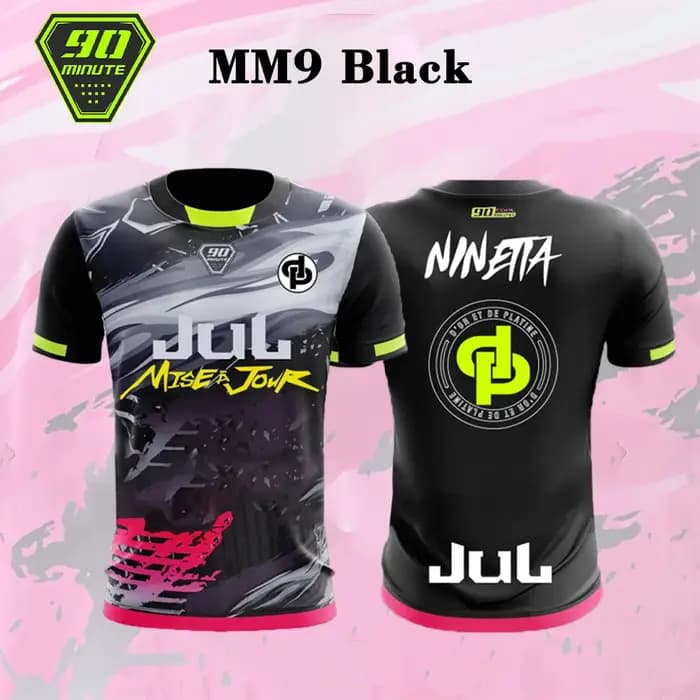 Nouveau Maillot JUL T-shirt été jeunesse respirant et séchage rapide formation Football chemises unisexe personnalisé