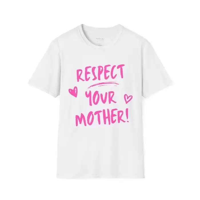 T-shirt graphique inspiré de Harry Styles - Respecte ta mère ! T-shirt d'été unisexe en coton ample