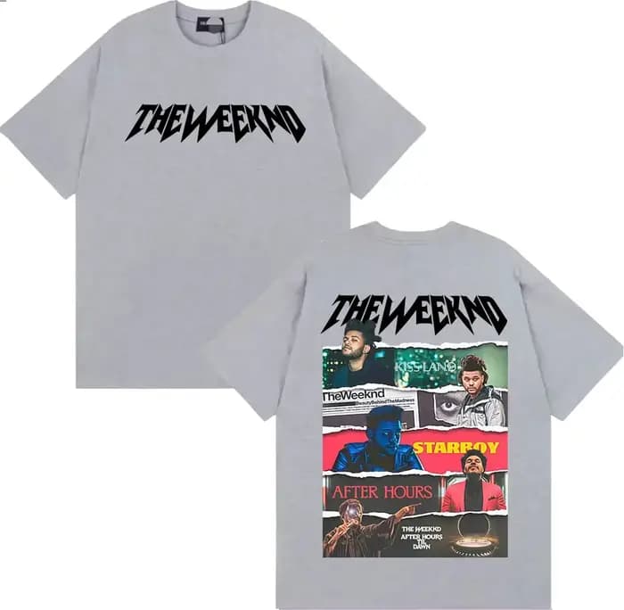 T-shirts The Weeknd After Hours Til Dawn 2026 Tour pour hommes et femmes