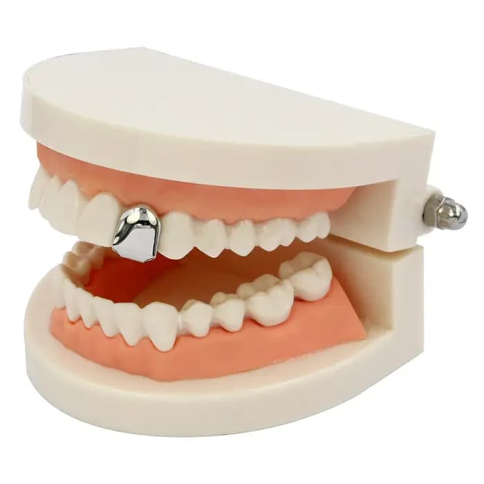GUCY nouveau capuchon Grillz à dents simples Hip Hop gril supérieur et inférieur